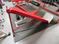 An Unbranded Adjustable Inclined Exercise Bench