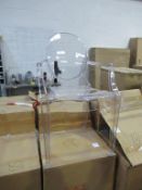 4 x Elizabeth Armchairs (Clear)