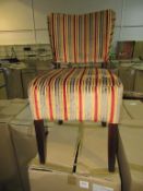 2x Memphis Dining Chairs (Gitana Grace Sugar)
