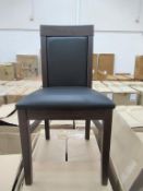 x4 Black Side Chairs (Dollaro A21)
