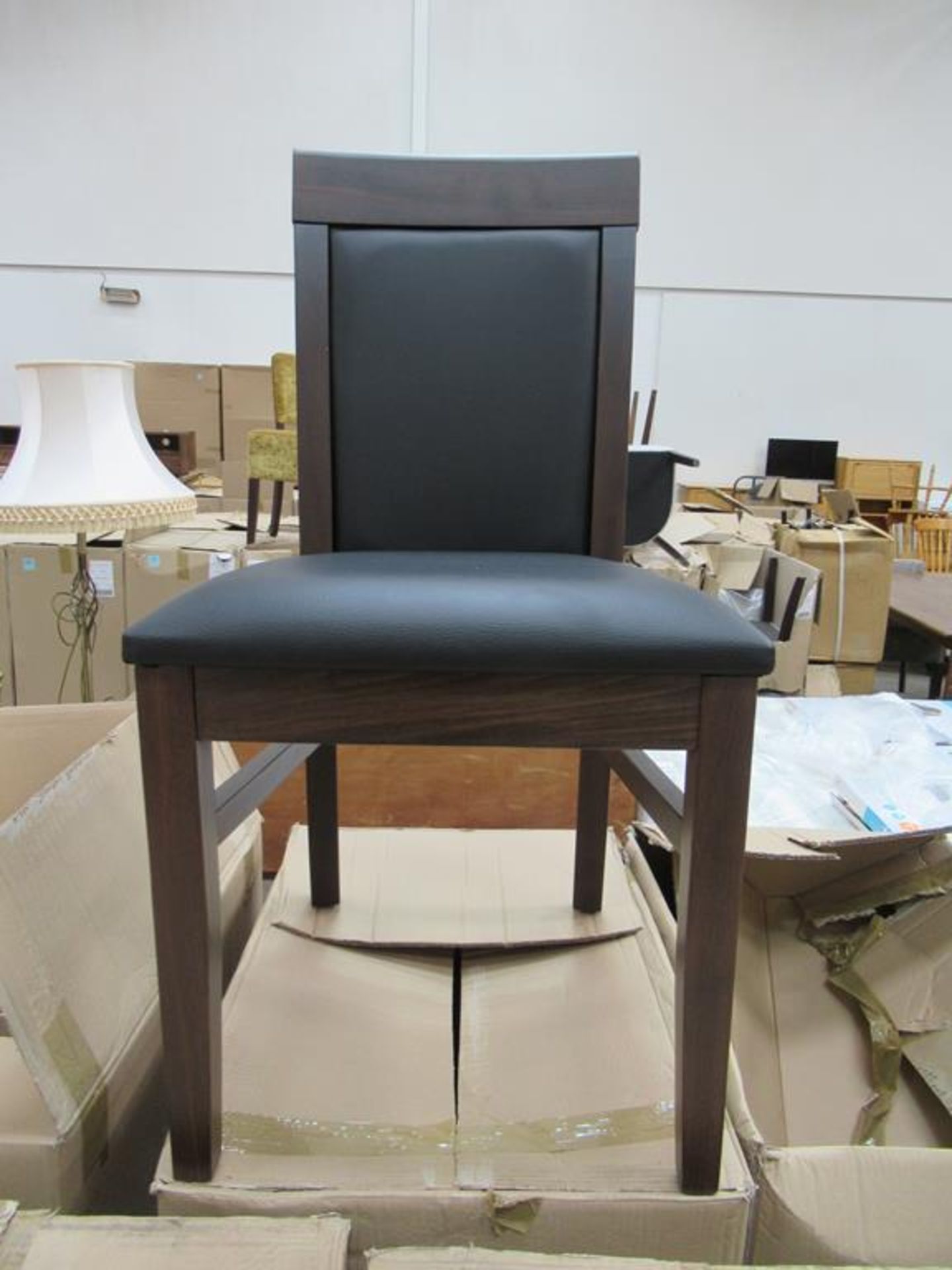 x4 Black Side Chairs (Dollaro A21)