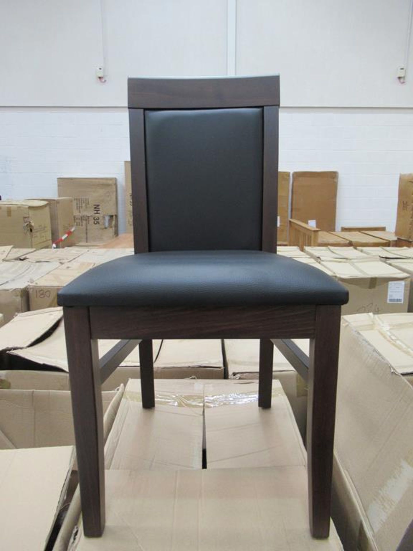 x4 Black Side Chairs (Dollaro A21)