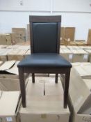 x4 Black Side Chairs (Dollaro A21)