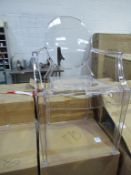 4 x Elizabeth Armchairs (Clear)