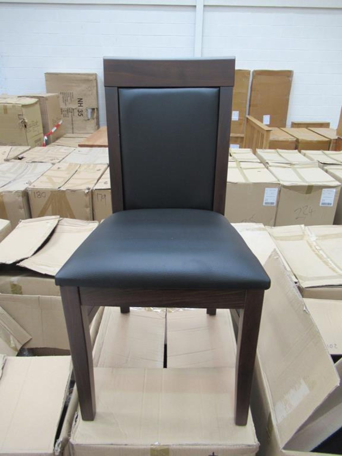 x4 Black Side Chairs (Dollaro A21)