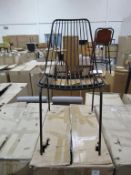 x6 Wire Chairs Black