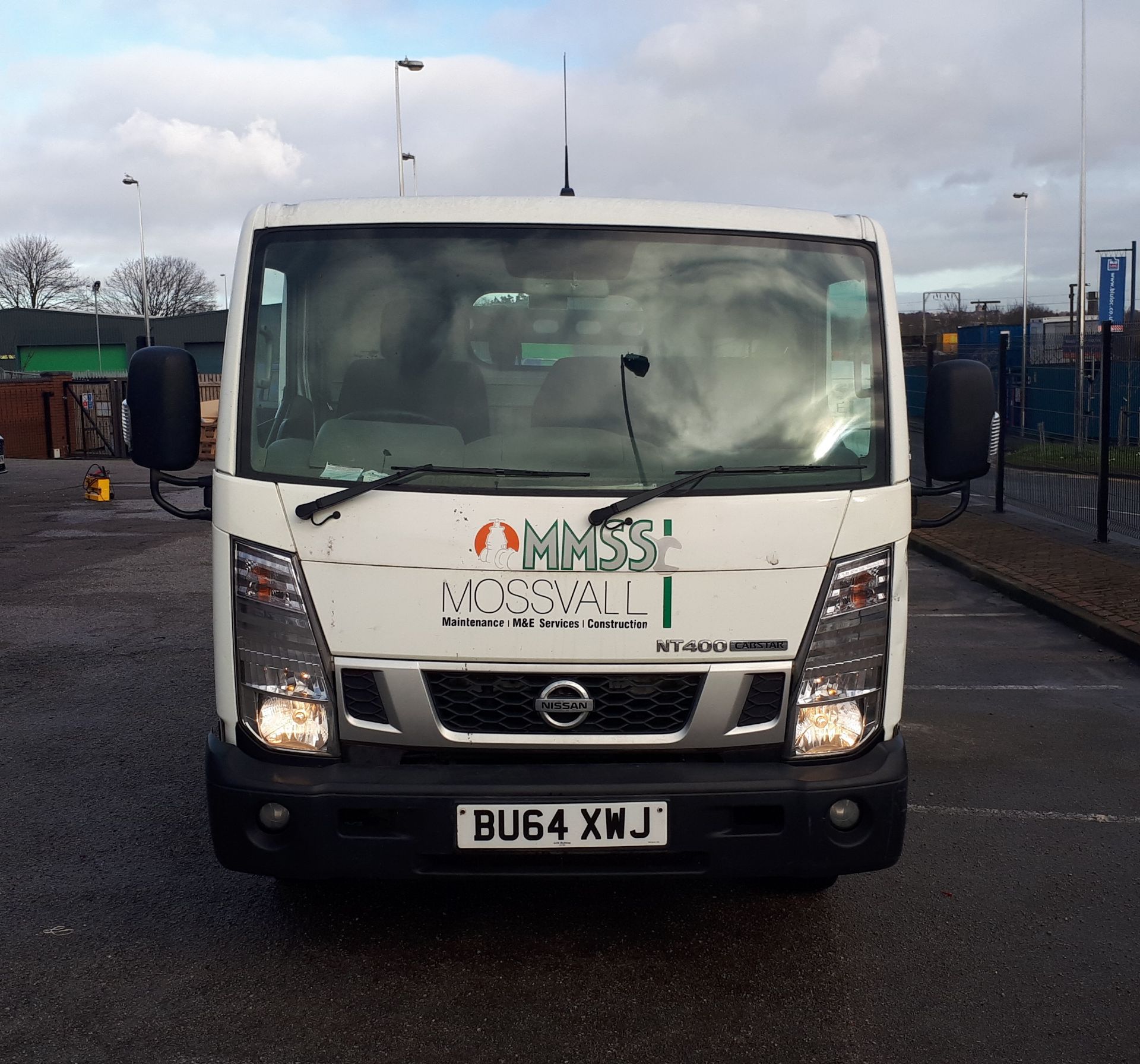 Nissan Cabstar NT400 35.14 flatbed, with Maxilift H2B3 crane, Registration BU64 XWJ, Mileage 82,645, - Image 2 of 16