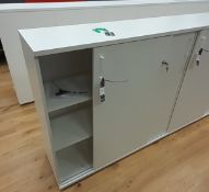 Contemporary laminate 2-door Office Cabinet 1150 x