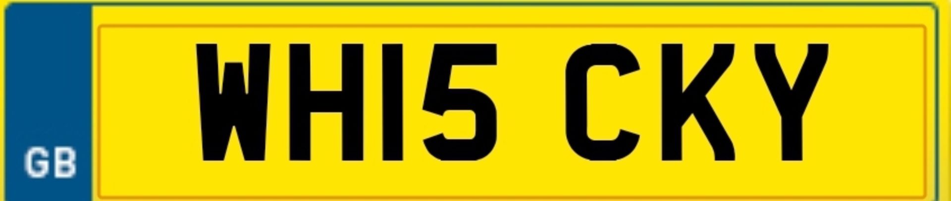 Registration Number WH15 CKY. To be assigned before (Date TBA), V778. A Transfer Fee of £80 is p - Image 2 of 2