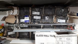 20 x Boxes of ceramic tiles, with tile cutter