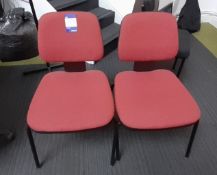 2 upholstered Meeting Chairs