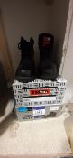 2 pairs of Safety Boots; TK Steel 2004 size 7 & Novi Pro size 11