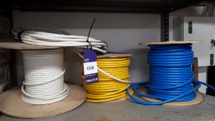 3 x Part reels of electrical cable