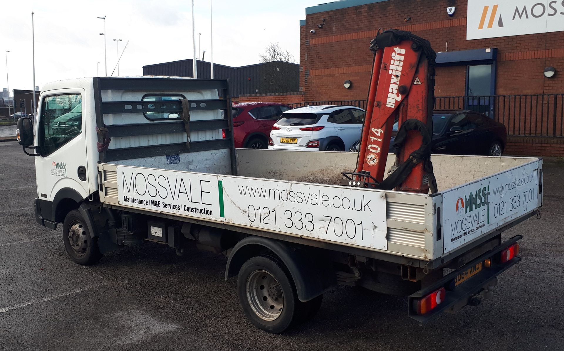 Nissan Cabstar NT400 35.14 flatbed, with Maxilift H2B3 crane, Registration BU64 XWJ, Mileage 82,645, - Image 5 of 16