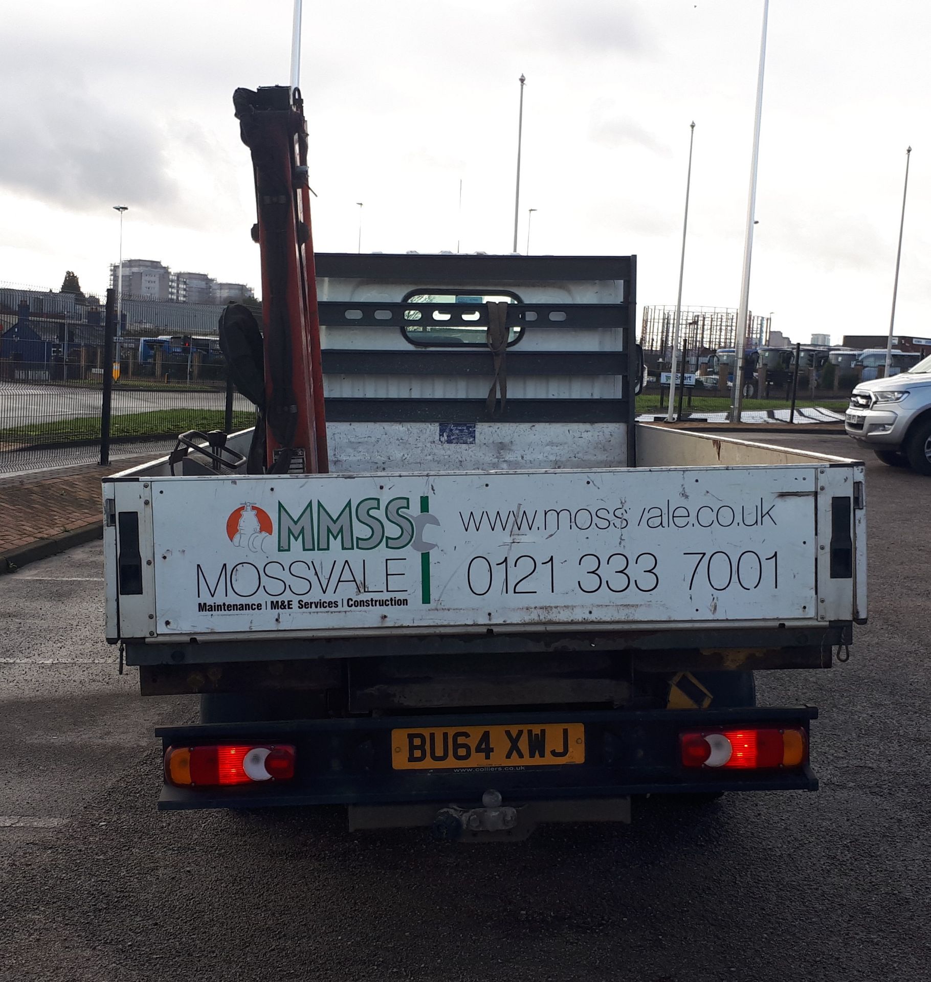 Nissan Cabstar NT400 35.14 flatbed, with Maxilift H2B3 crane, Registration BU64 XWJ, Mileage 82,645, - Image 6 of 16