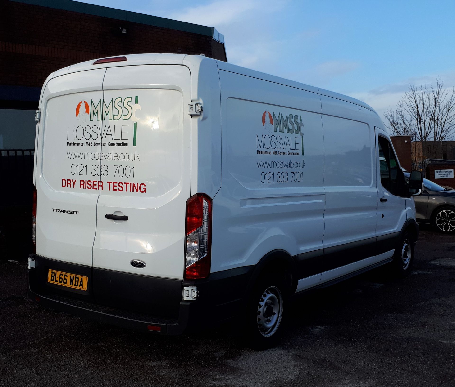 Ford Transit LWB Panel Van, customised as a dry riser van, including pump and tank, Registration - Image 7 of 26