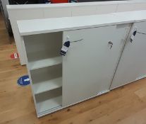 Contemporary laminate 2-door Office Cabinet 1150 x