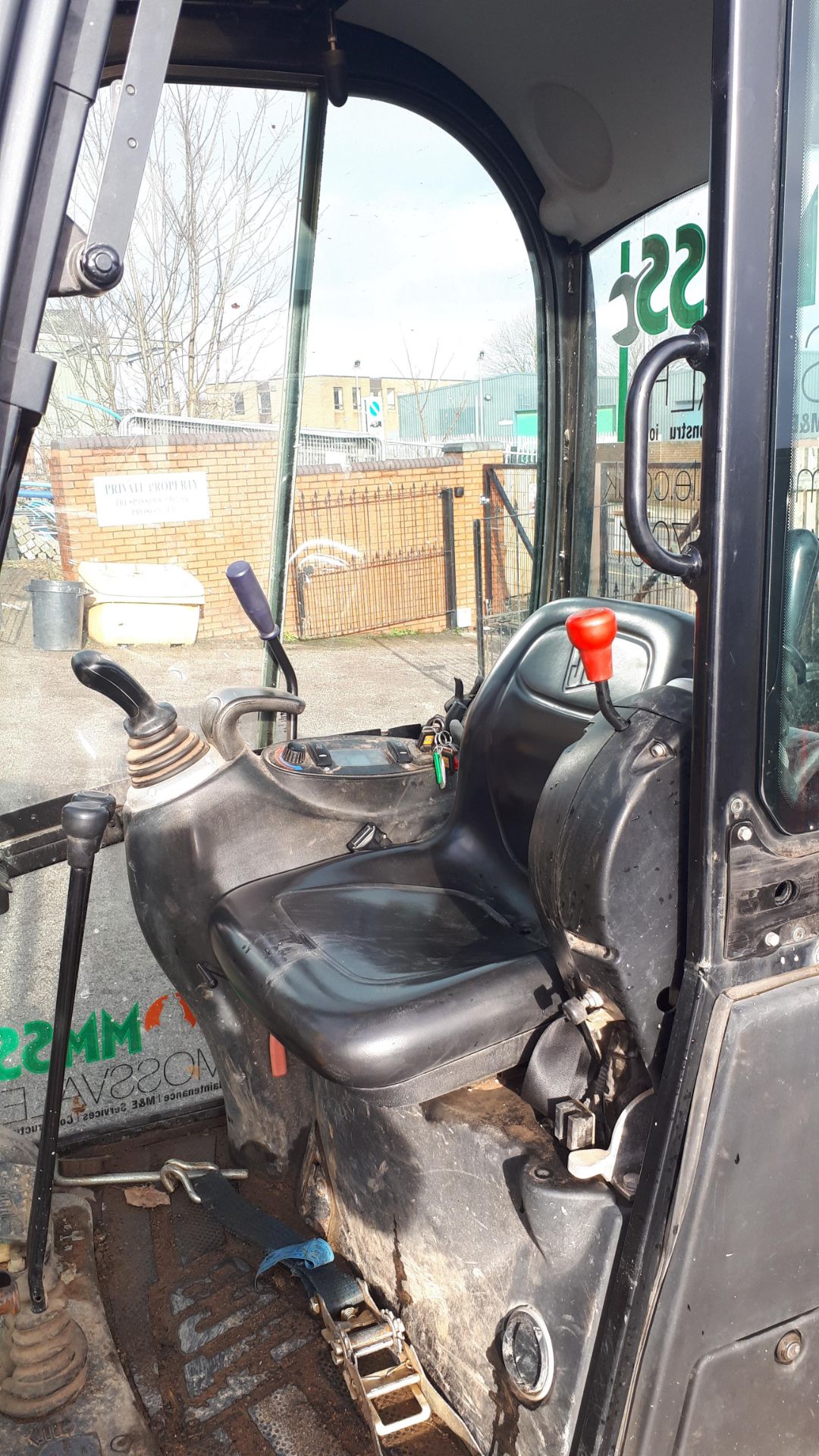 JCB 8014 Cab Mini Excavator, with mechanical quick hitch & ditch buckets, Year 2017, Hours 1,050. - Image 8 of 14