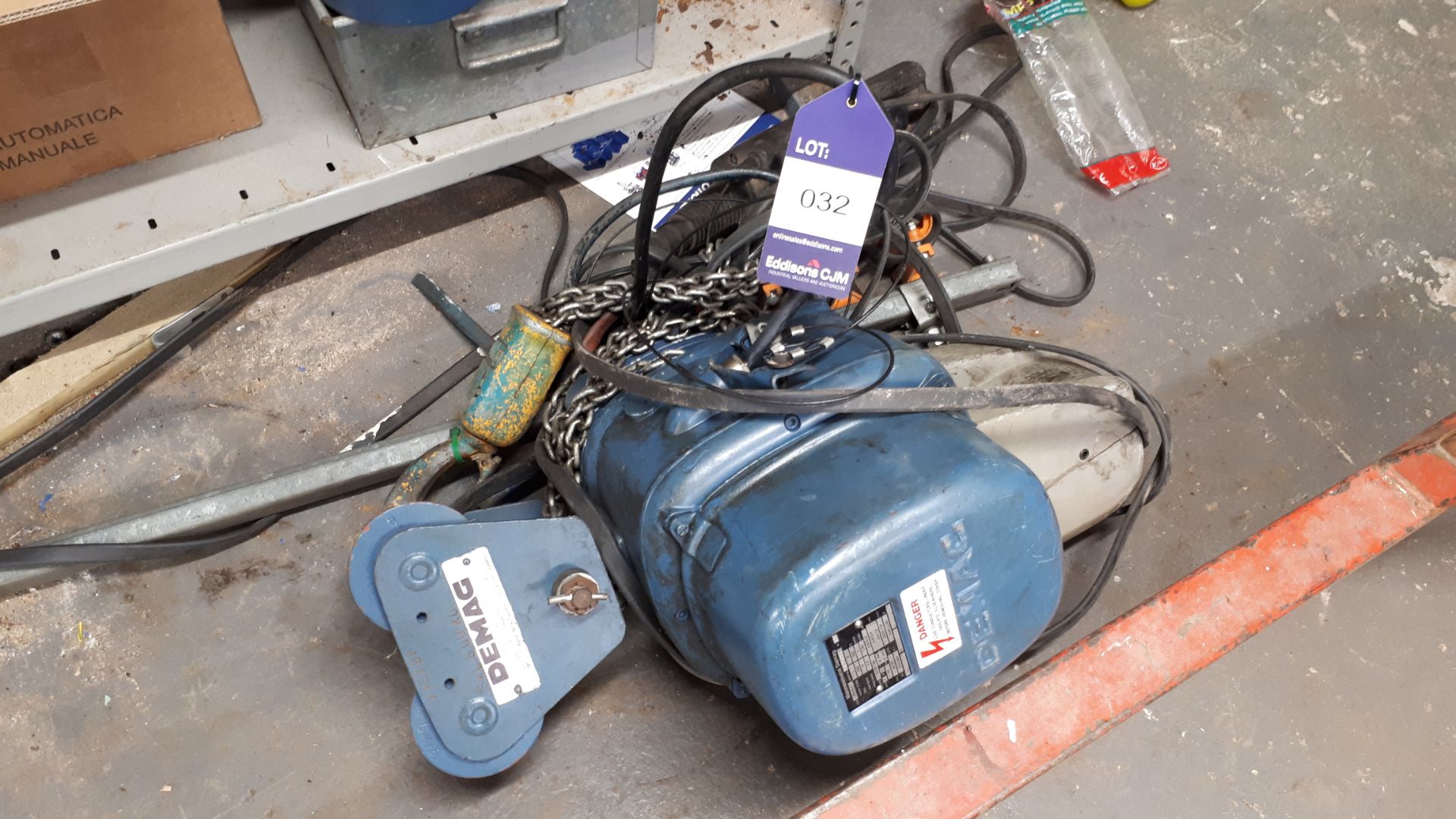 Demag PK2N-F electric hoist, 500KG SWL