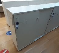 Contemporary laminate 2-door Office Cabinet 1150 x