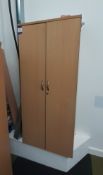 Oak effect 2-door Office Cabinet 1800 x 800 x 470