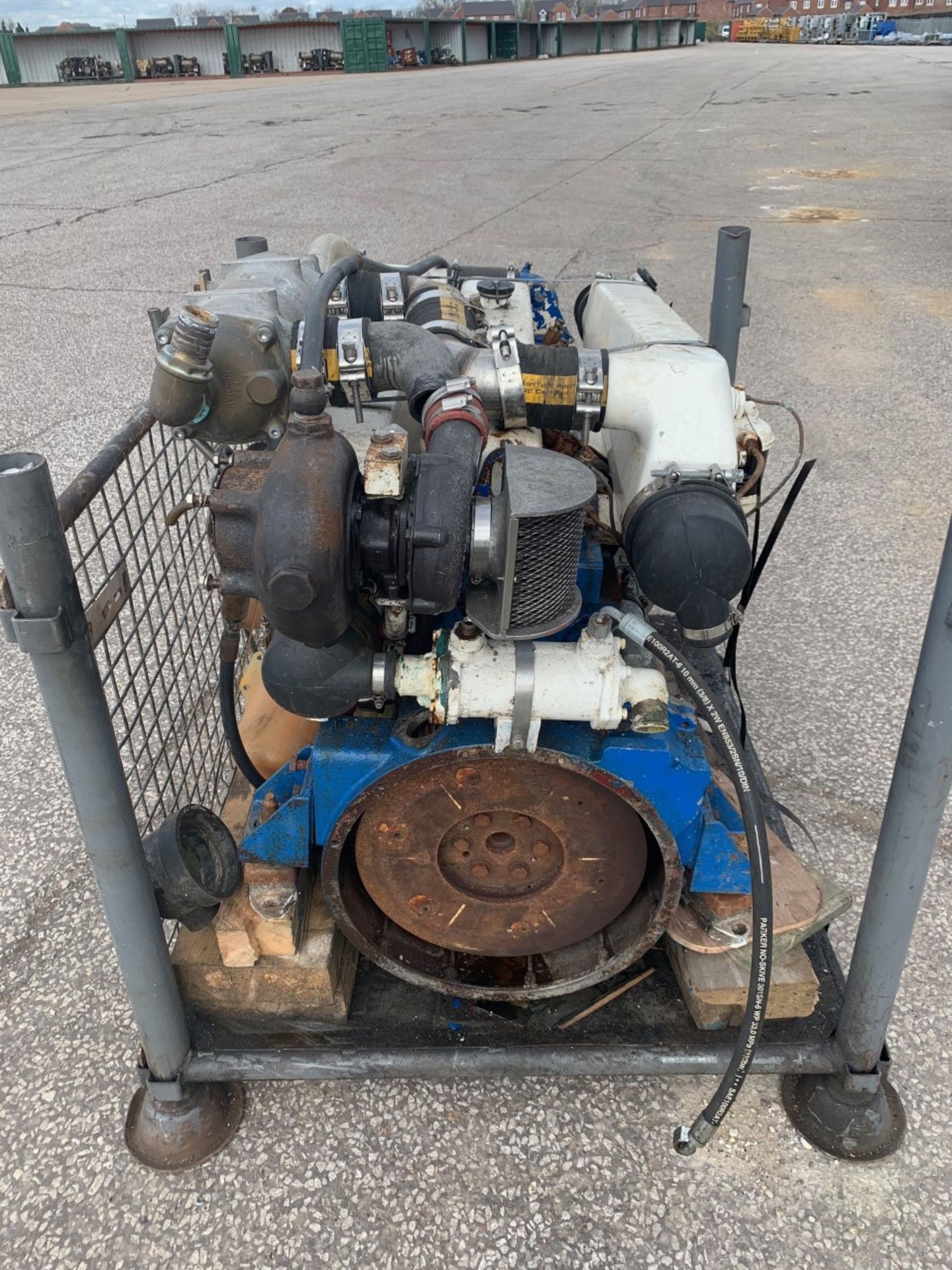 Leyland 6TM 6Cyl Turbo 200Hp marine engine used - Image 4 of 4