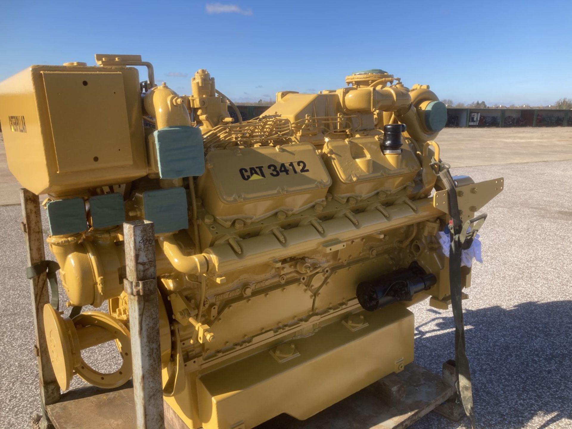 Caterpillar 3412T Marine Diesel Engine Seized