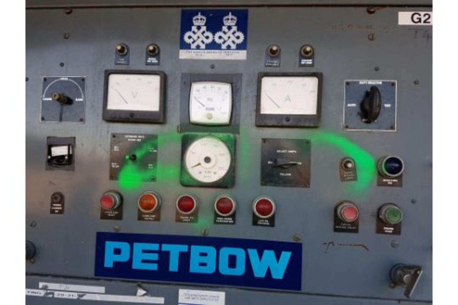Large Petbow Generator Control Panel, Ex Standby - Image 2 of 2