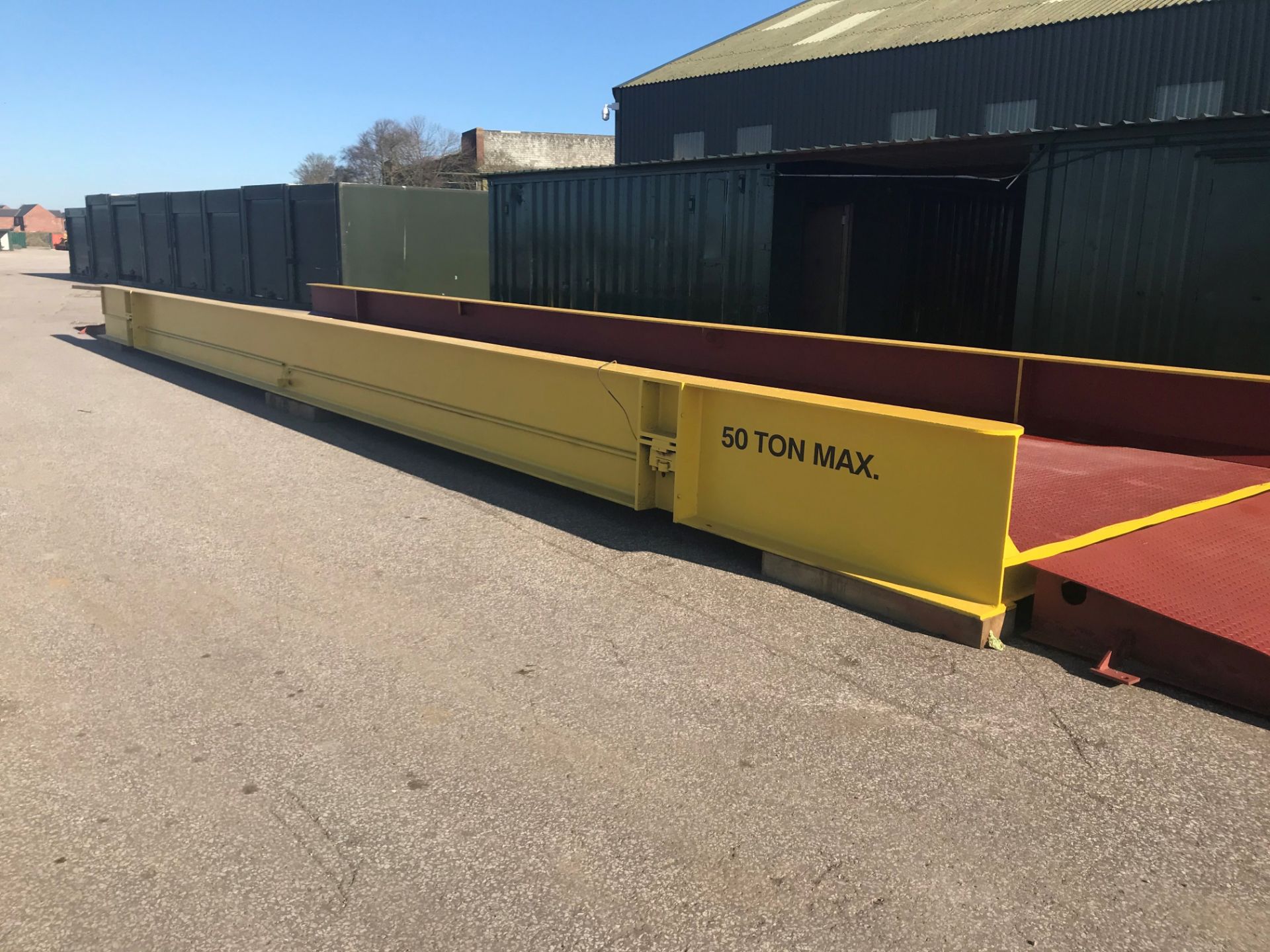 50 tonnes capacity Steel Weighbridge