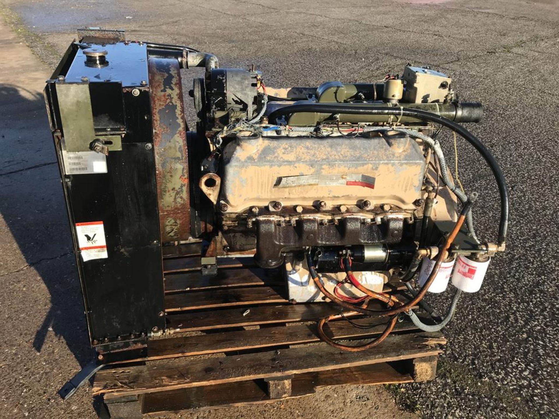 Cummins 8V504 Diesel Power pack Low hours - Image 2 of 4