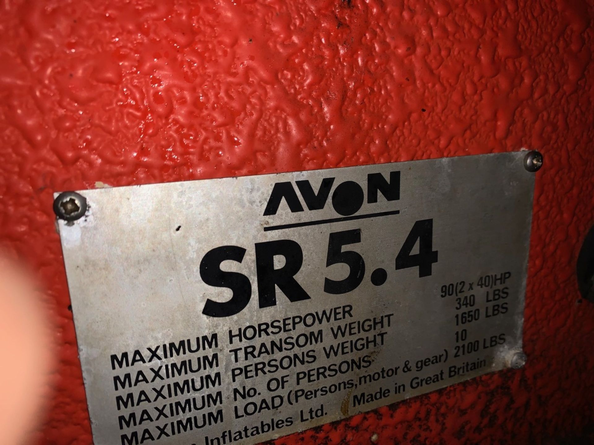 Avon SR5.4 Rib with Trailer - Image 6 of 8