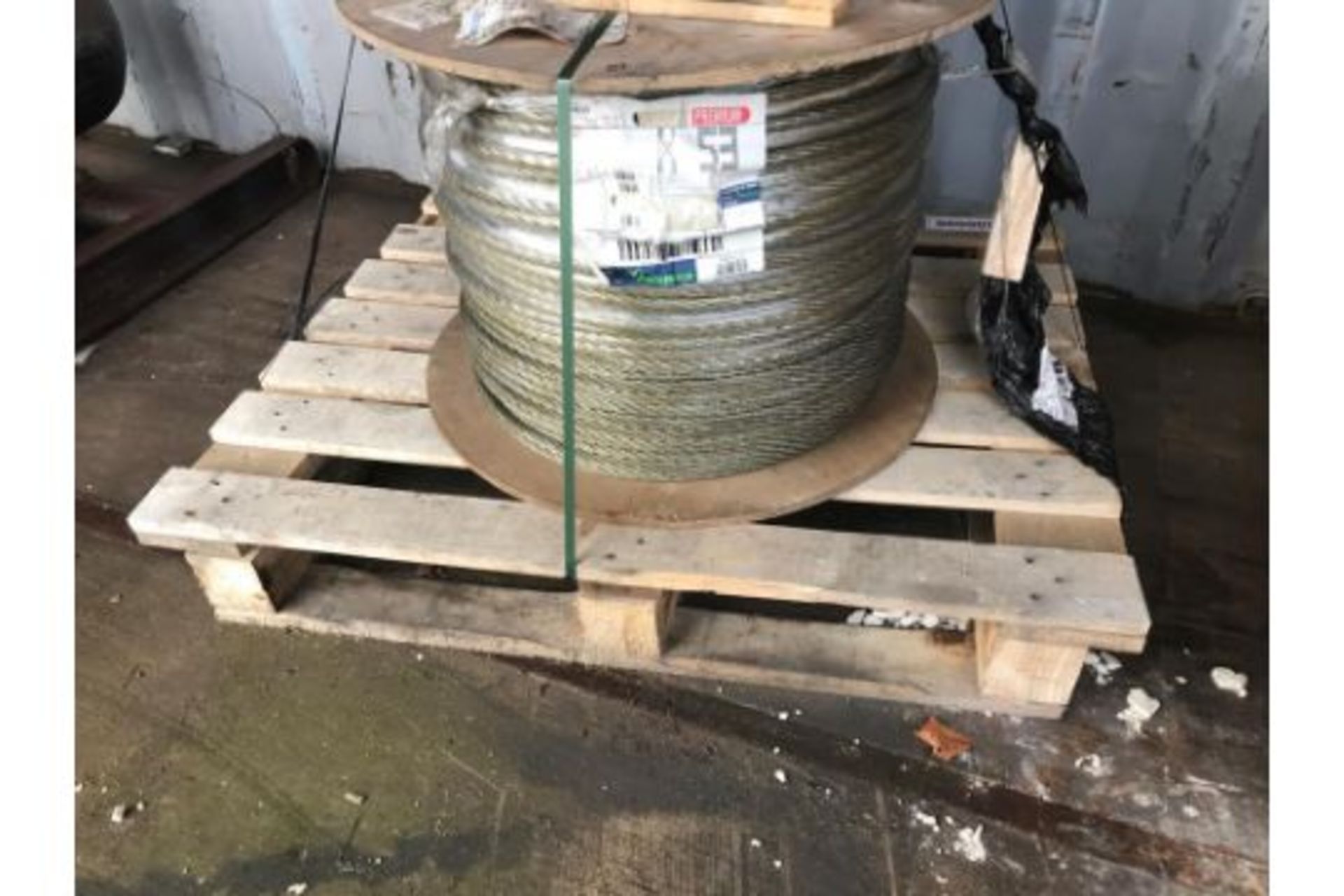 16mm Unused Wire Rope 350M long Rope Dia