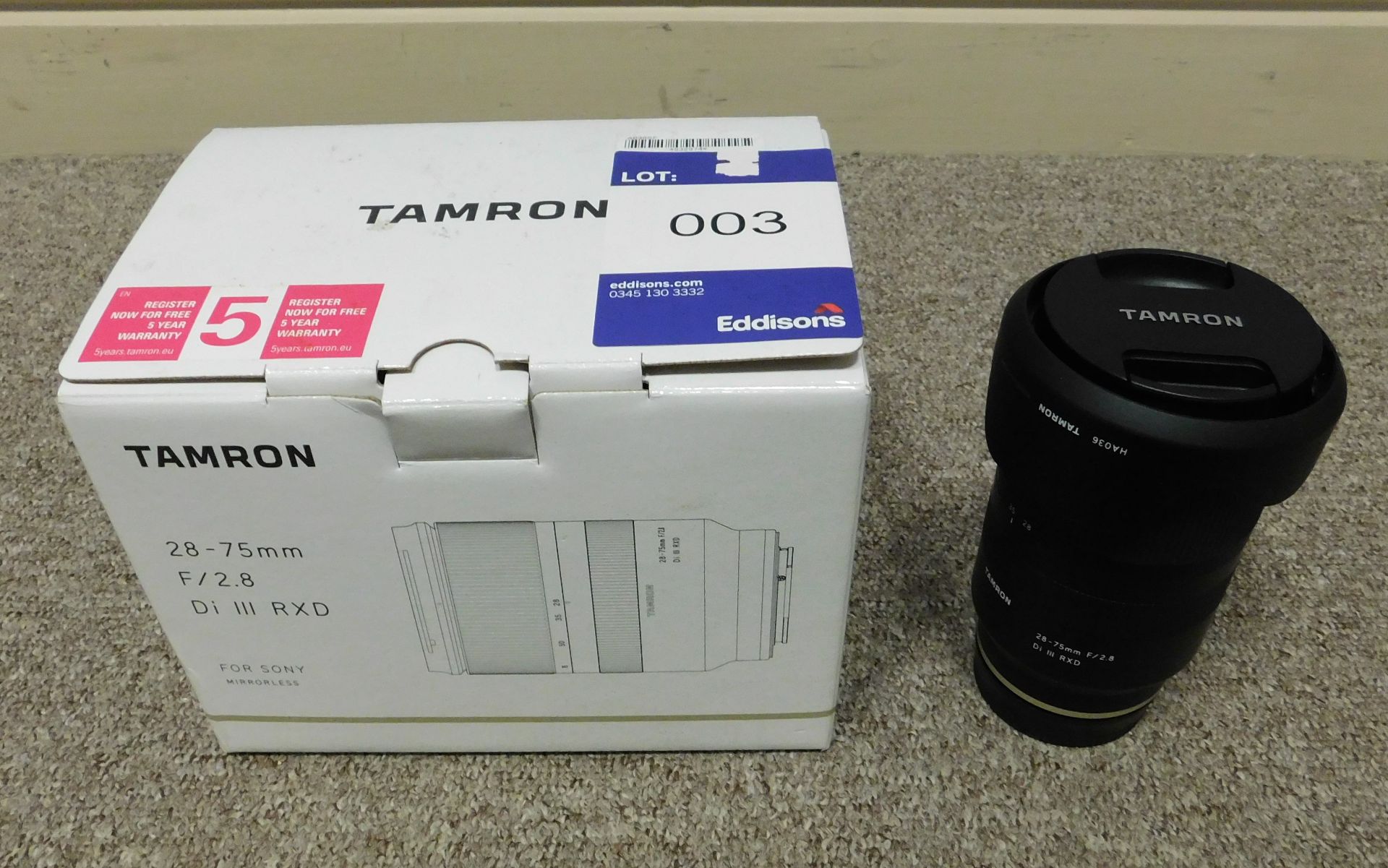 Tamron 28 - 75mm f 2.8 Di III RXD Lens Sony FE Mou - Image 2 of 2