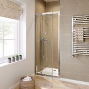 New & Boxed 800mm - 6mm Elements Pivot Shower Door. RRP £299.99.6mm Safety Glass Fully waterproof