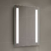 NEW 600x450mm Omega Illuminated LED Mirror. RRP £349.99.ML2108.Energy saving controlled On / Off