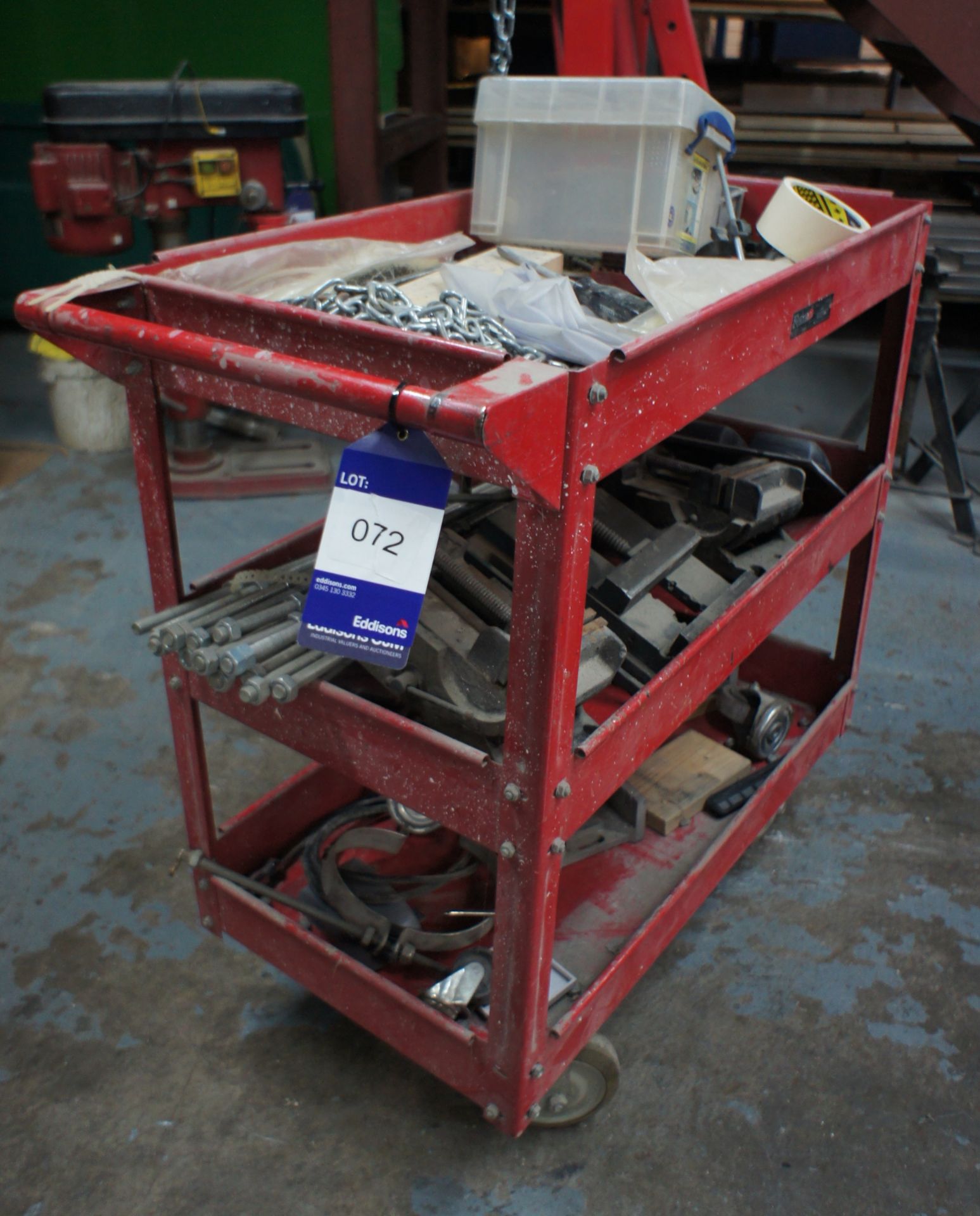 Fern mobile tool trolley and contents to include v