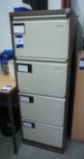 4 drawer metal filing cabinet