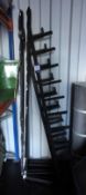 9 tier steel fabricated stock rack (to assemble)