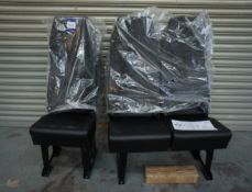 Alpha single and double vehicle seats (unused)