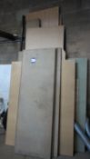 Quantity of various board stock
