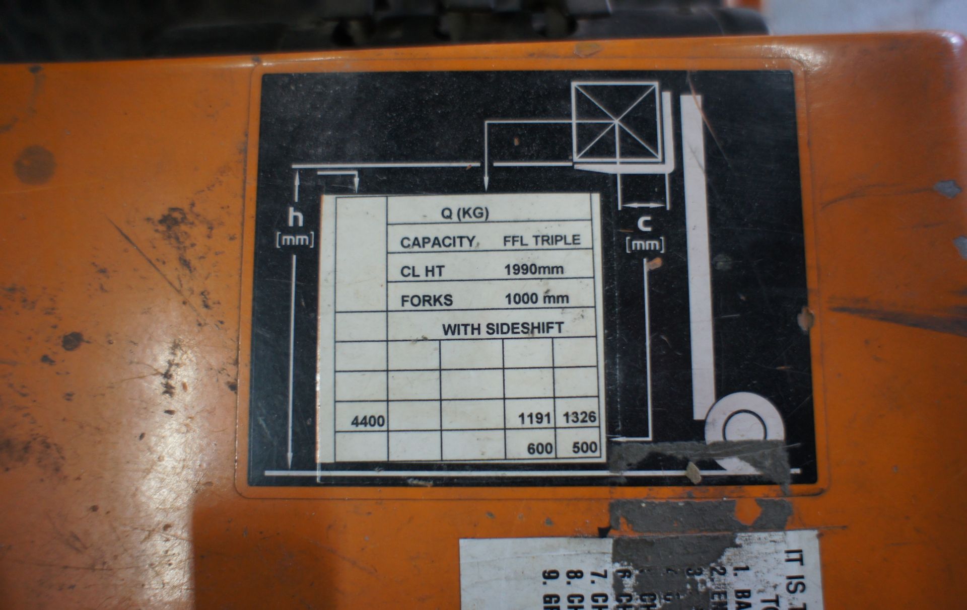 Sthil R50-15 electric fork truck with charger. 936 - Image 6 of 11