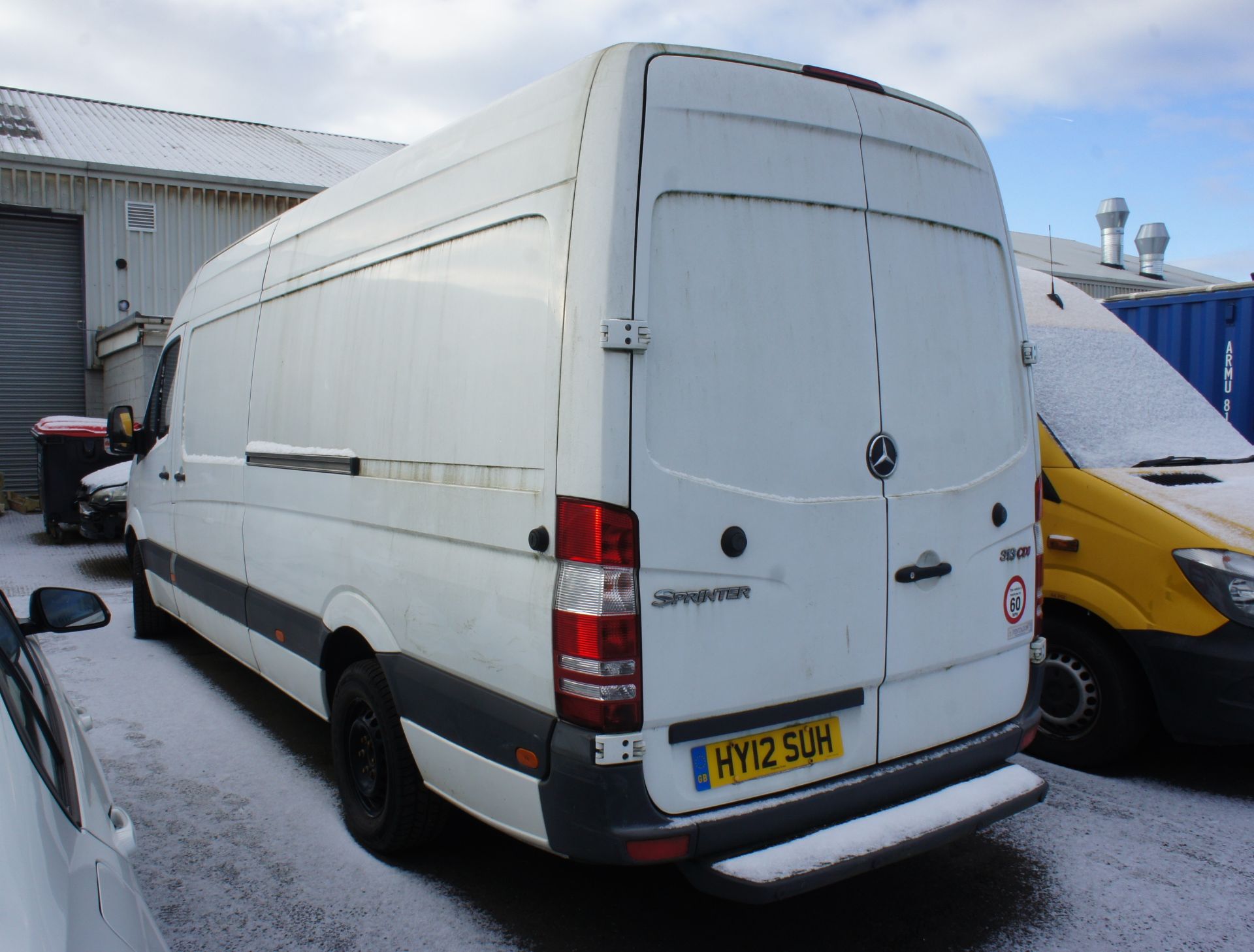 Mercedes Sprinter 313 CDI LWB Van, Registration HY12 S - Image 4 of 9