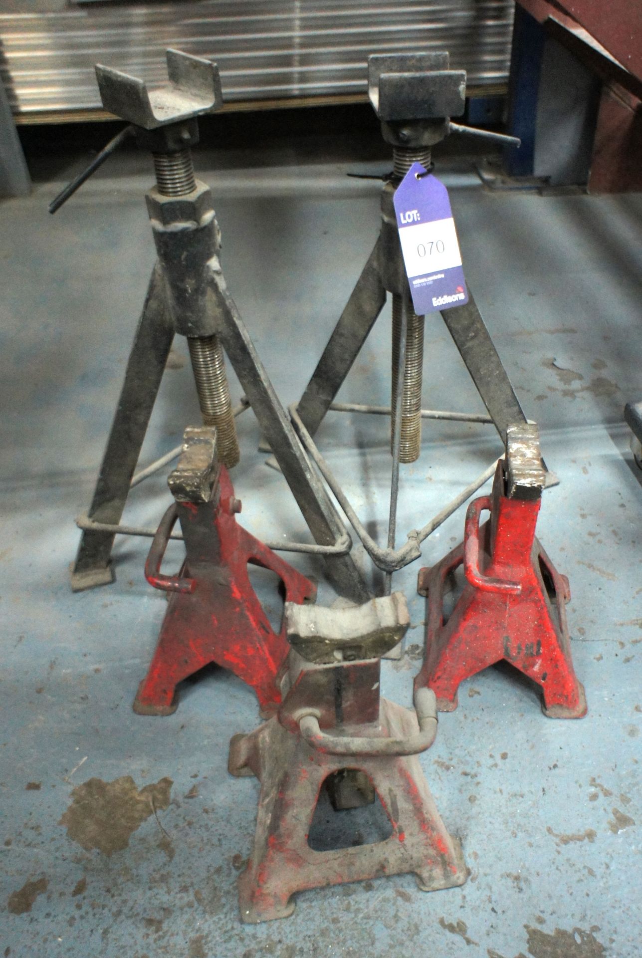 5 x various axle stands - Image 4 of 6