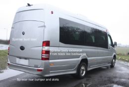 Mercedes Sprinter side skirt and rear bumper mould