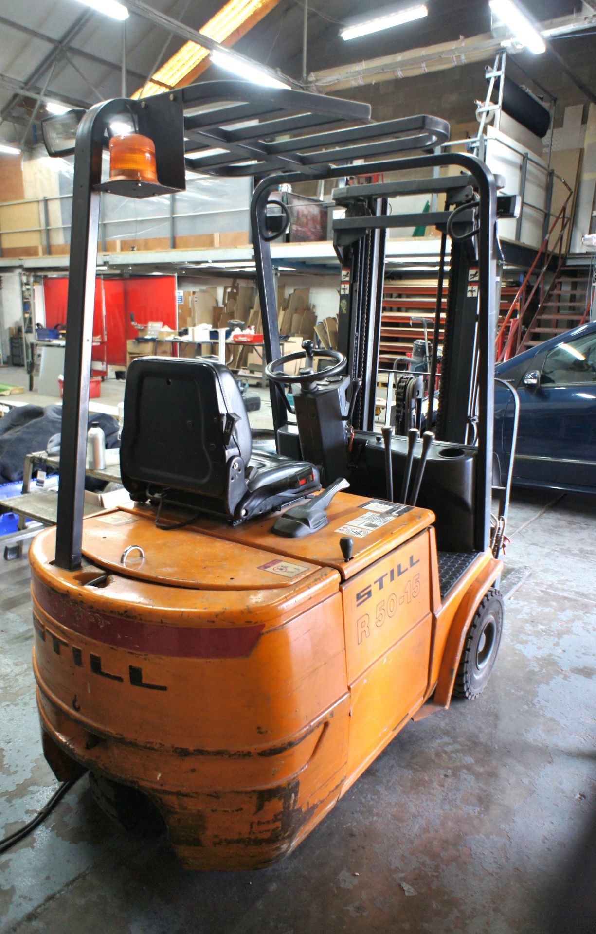 Sthil R50-15 electric fork truck with charger. 936 - Image 4 of 11