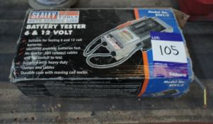 Sealey BT91/7 battery tester 6/12 volts