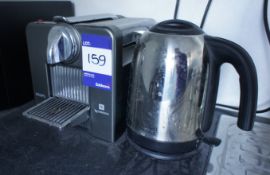 Krupps Expresso coffee machine with kettle