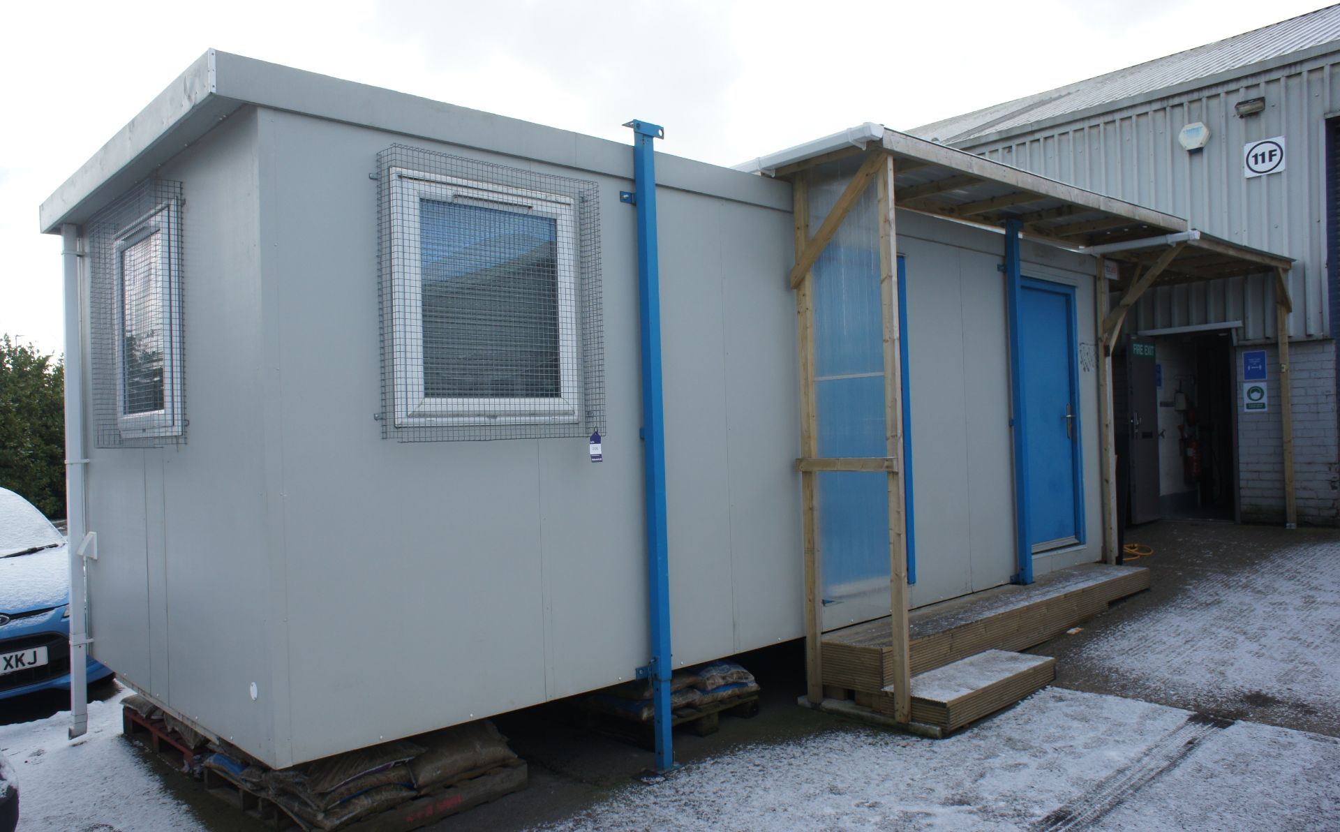 Britcab site office cabin 8.0m x 2.6m with kitchen