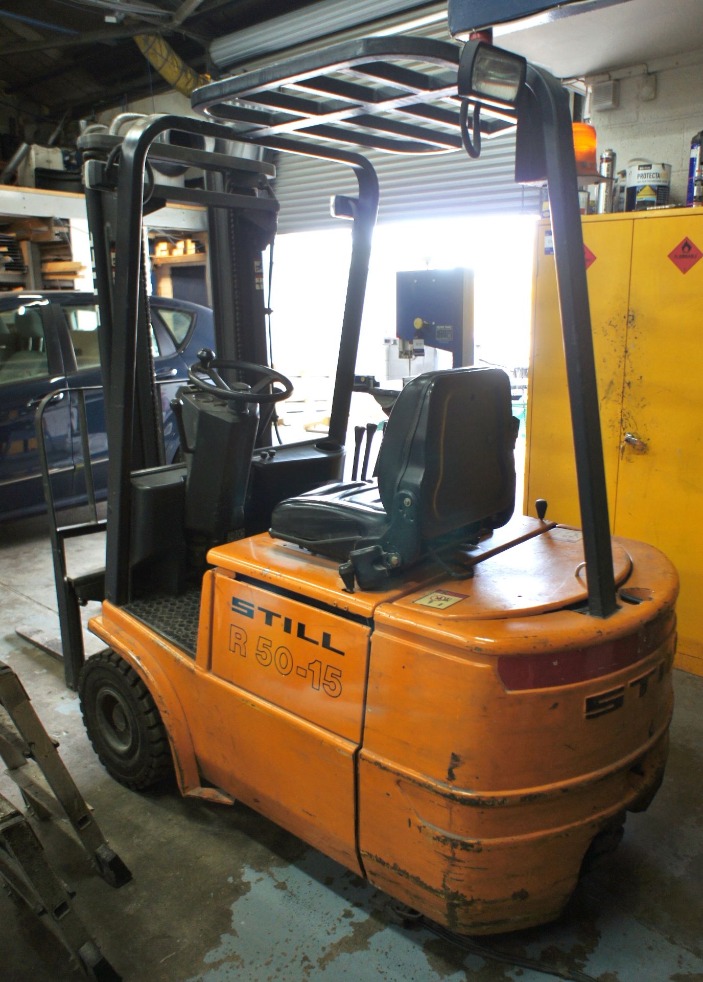 Sthil R50-15 electric fork truck with charger. 936 - Image 3 of 11