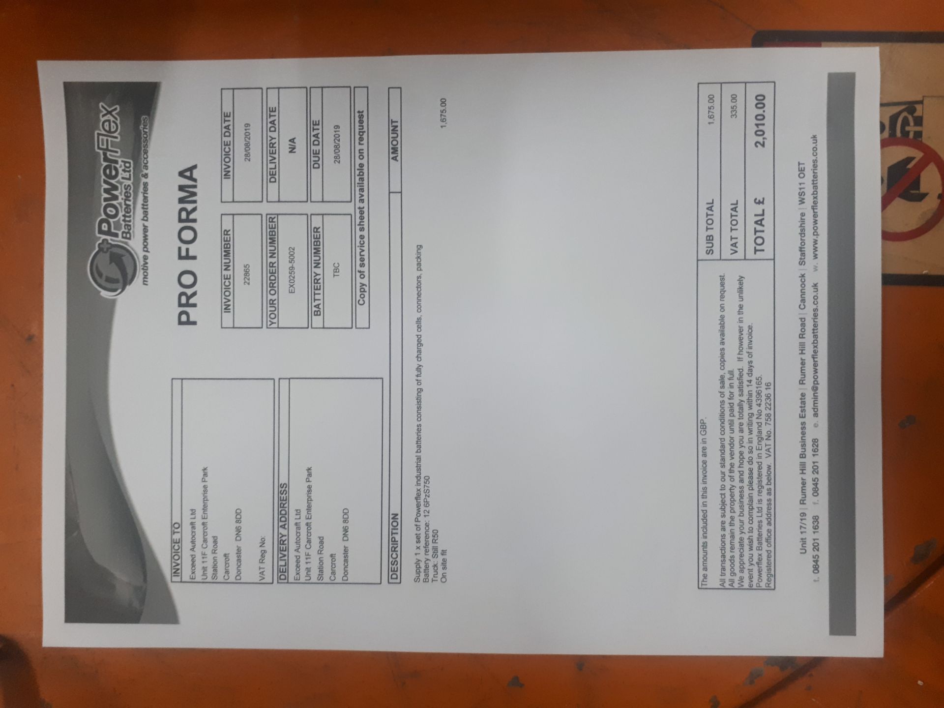 Sthil R50-15 electric fork truck with charger. 936 - Image 11 of 11